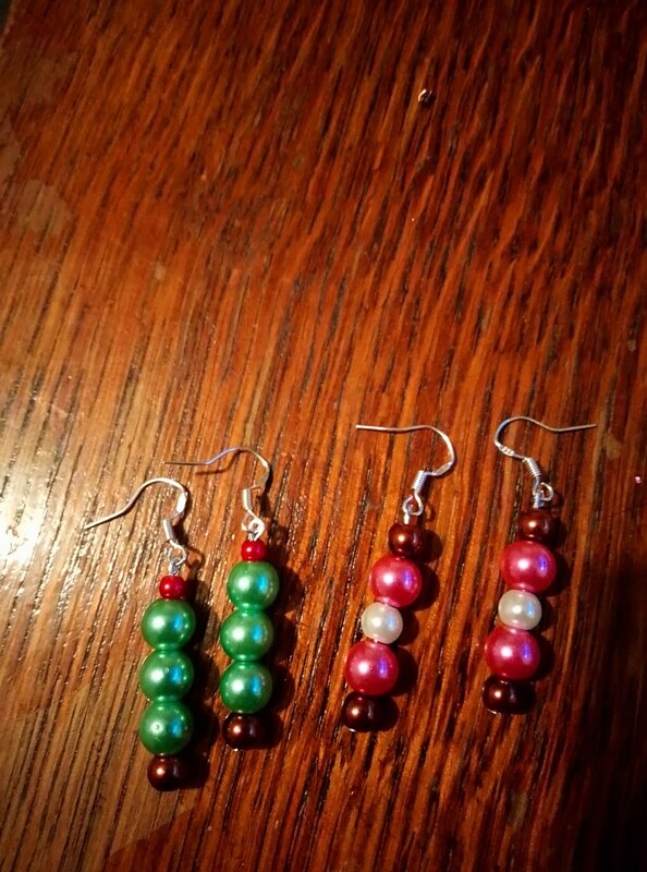 Hand made 925 sterling silver earrings and keyrings