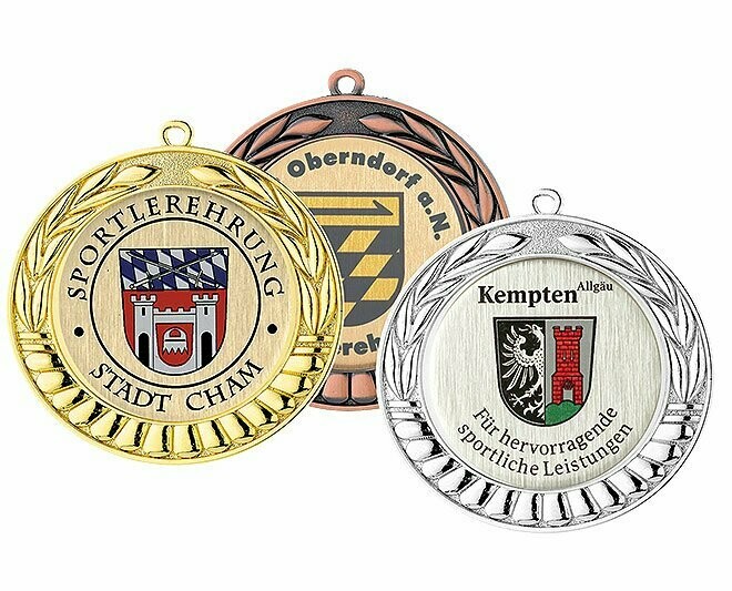 Medaille mit Band
incl. Gravur Medaille mit Band
incl. Gravur
