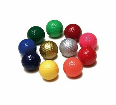 Farbige Golfbälle