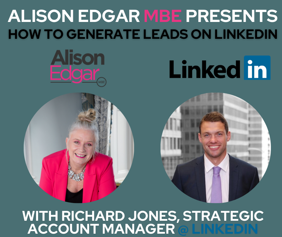 How to Generate Leads on LinkedIn – exclusive interview style webinar with Richard Jones, Strategic Account Manager at LinkedIn How to Generate Leads on LinkedIn – exclusive interview style webinar with Richard Jones, Strategic Account Manager at LinkedIn