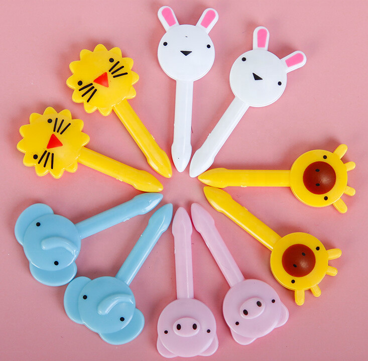 Animal Fruit Picks 10pc