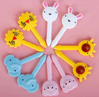 Animal Fruit Picks 10pc