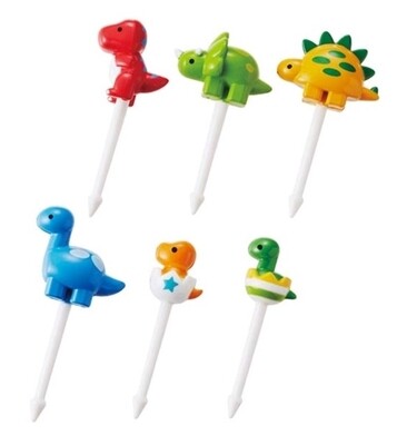 Dinosaur Fruit Picks 6pc