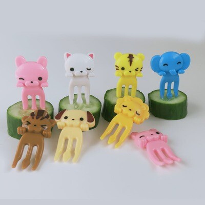 Animal Fruit Forks 8pc (Toddlers)