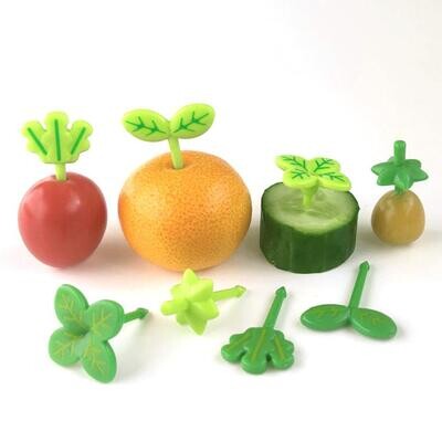 Garden Leaf Picks 8pc