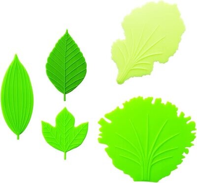 Bento Silicone Lettuce Leaf Food Dividers