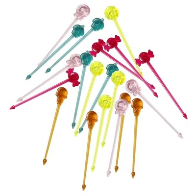 Candy Fruit Picks 20pc
