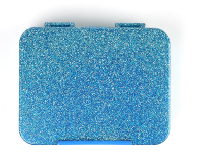 Glitter Bento Box - 6 Compartments - Blue