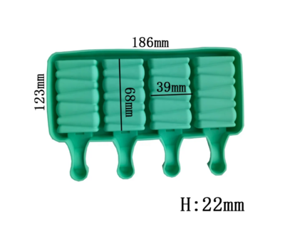 Baby &amp; Toddler Silicone Ice Cream Moulds - Rectangular Design