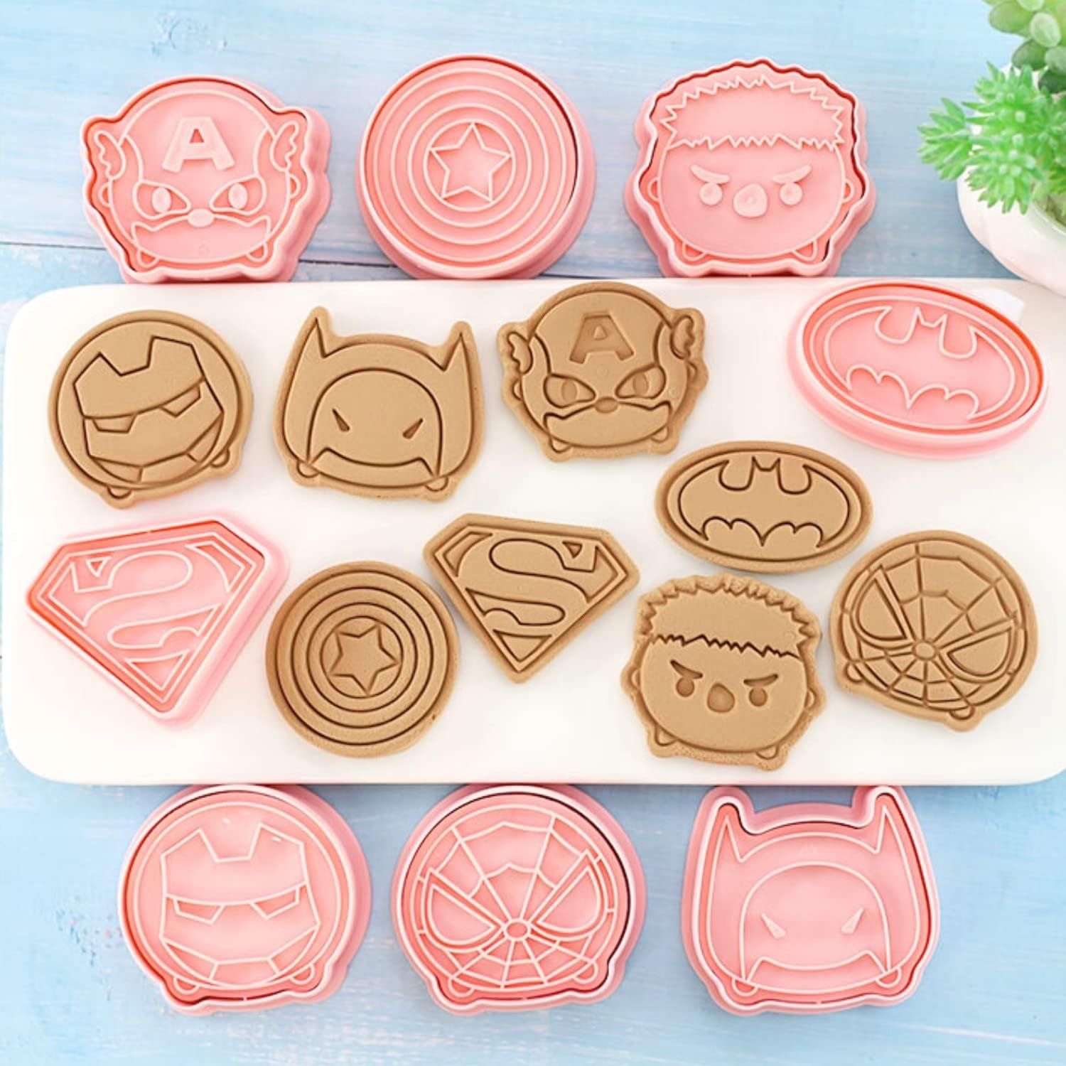 Super Hero Cutters - 8pc