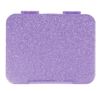 Glitter Bento Box - 6 Compartments - Purple