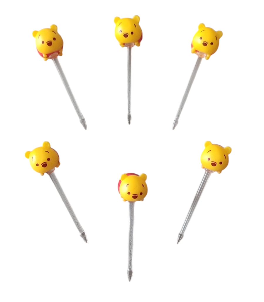 Pooh Bear Picks 6pc