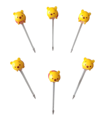 Pooh Bear Picks 6pc