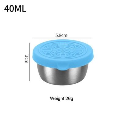 Stainless Steel Sauce Containers - Blue 1pc