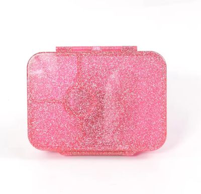 Glitter Bento Box - 4 Compartments - Pink