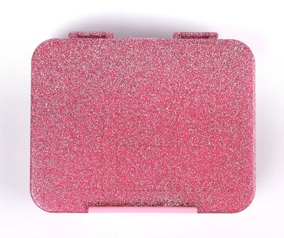 Glitter Bento Box - 6 Compartments - Pink