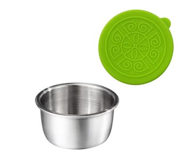 Stainless Steel Sauce Containers - Green 1pc
