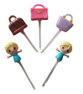 Princess Fruit Picks 6pc