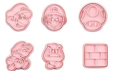 Super Mario Cutters - 6pc