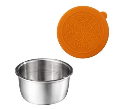 Stainless Steel Sauce Containers - Orange 1pc