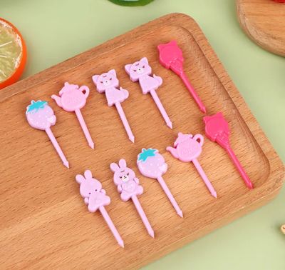 Cute Fruit Picks 10pc