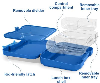 Bento Box - Single Latch - Midnight Blue