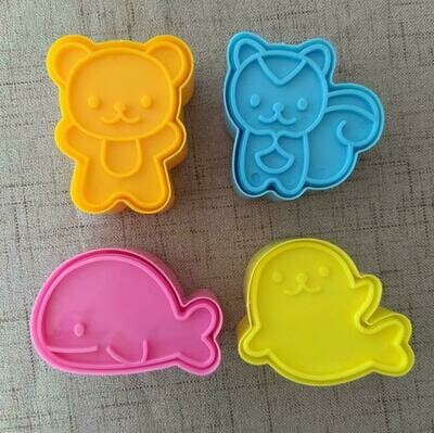 Mini Sandwich Cutters - Animal 4pc
