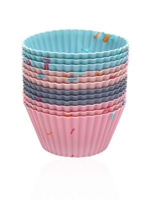 Silicone Cup Cake Confetti Moulds 5pc