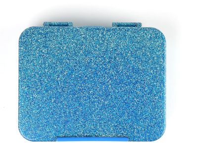 Glitter Bento Box - 6 Compartments - Blue