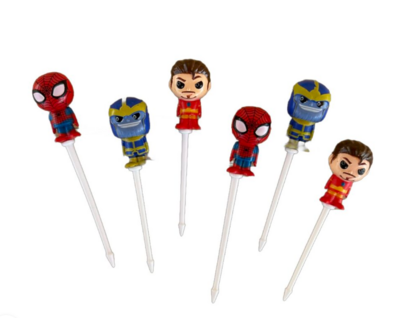 Superhero Marvel Picks 6pc