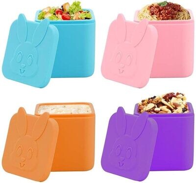 Silicone Snack Containers 4pc