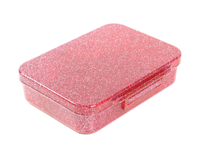 Glitter Bento Box - 4 Compartments - Pink