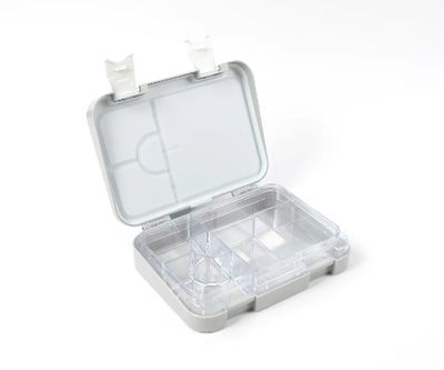 Bento Box - 6 Compartments - Grey