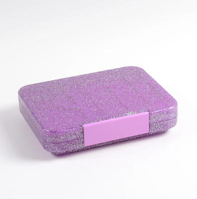 Glitter Bento Box - 6 Compartments - Purple