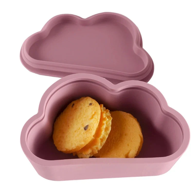 Baby Silicone Snack Containers - Cloud Pink