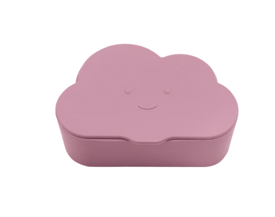 Baby Silicone Snack Containers - Cloud Pink