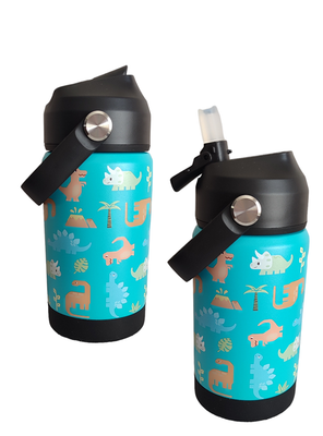 Stainless Steel Water Bottle - Dino (350ml)