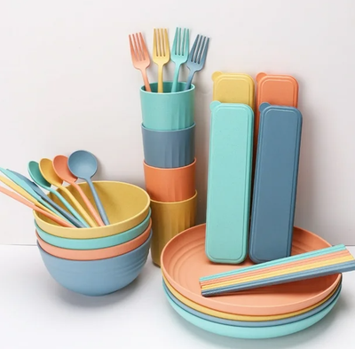 Eco Friendly Dinnerware Set - 32pc