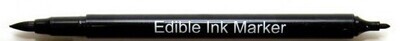 Edible Food Pens - Black 2pc