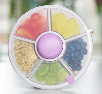 Snack Spinner - 5 Compartment - Purple