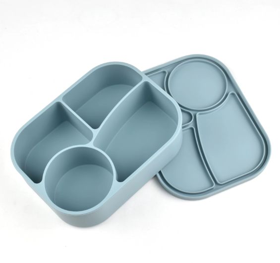 Silicone Bento Box - Blue