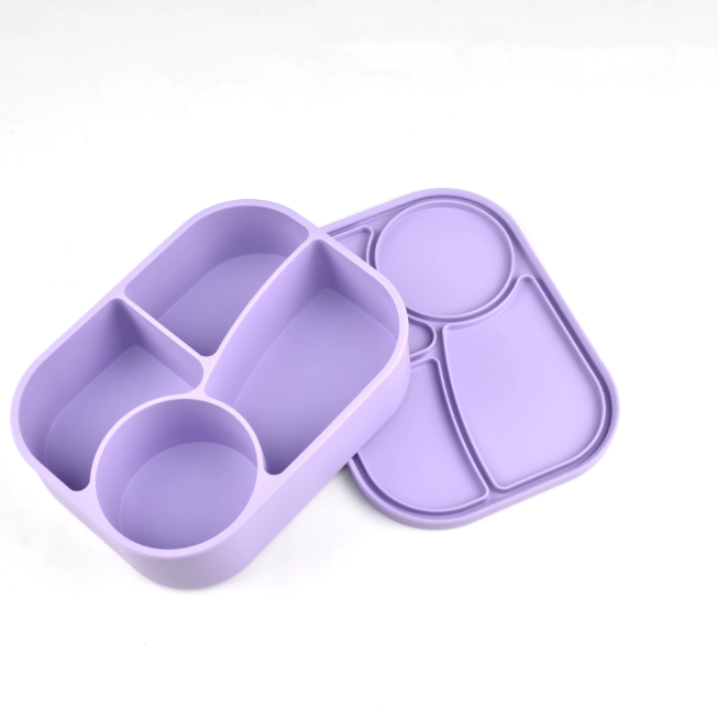 Silicone Bento Box - Purple