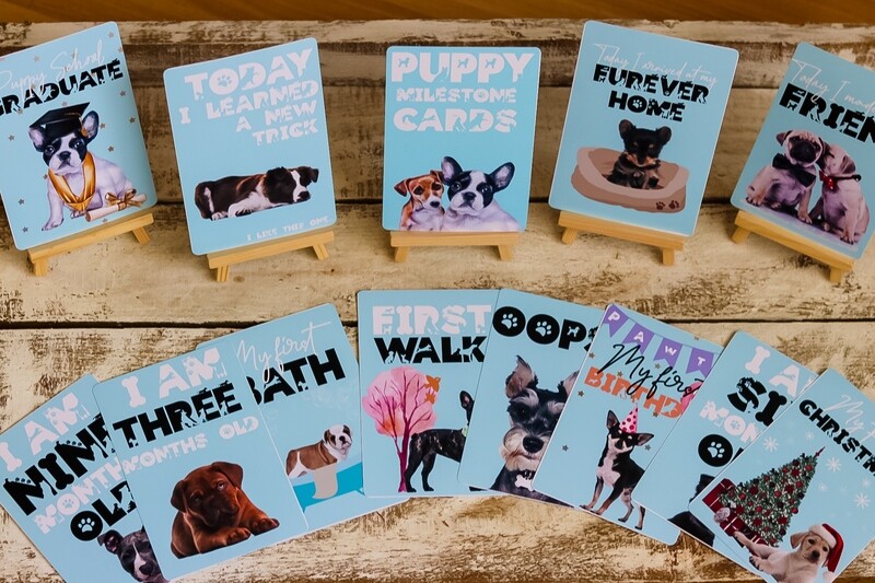 Puppy Milestone Cards + Socialisation Checklist