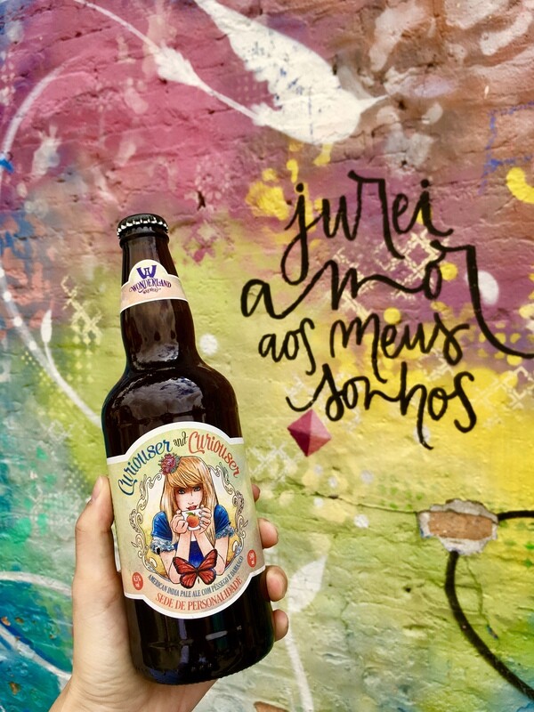 Curiouser and Curiouser, IPA com pêssego e damasco, 500 ml