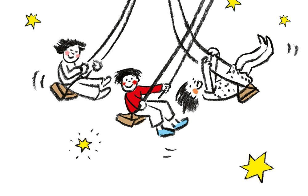 Schaukeln mit Sternen (10 Stück)
