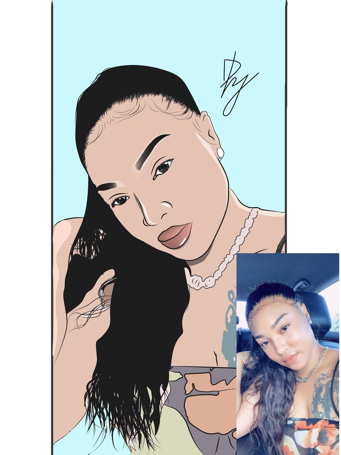 personalised Lock-screen Portraits