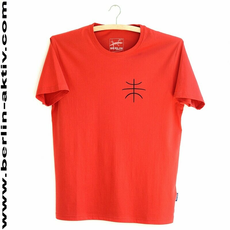 T-Shirt, rot - Basketball