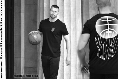 T-Shirt, schwarz - Basketball