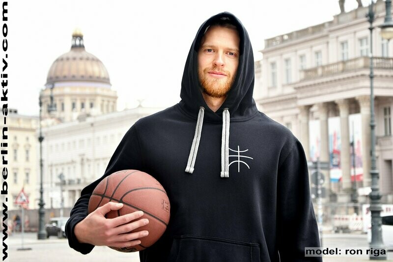 Kapuzenpulli, Hoody, schwarz - Basketball Kapuzenpulli, Hoody, schwarz - Basketball