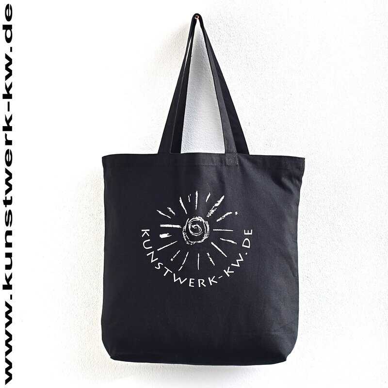 Tasche, Shopper, schwarz - Kunstwerk-KW Logo Tasche, Shopper, schwarz - Kunstwerk-KW Logo